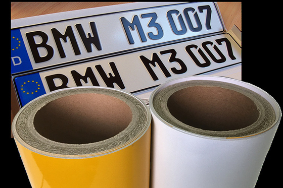 Retroreflective High Intensity Prismatic Sheeting Car License Plate Sheeting SGS
