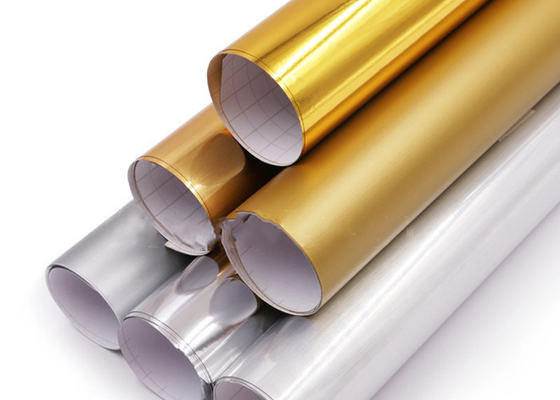 বিজ্ঞাপন আলংকারিক ধাতব PVC রঙ কাটিং ভিনাইল ফিল্ম 0.61MX50M