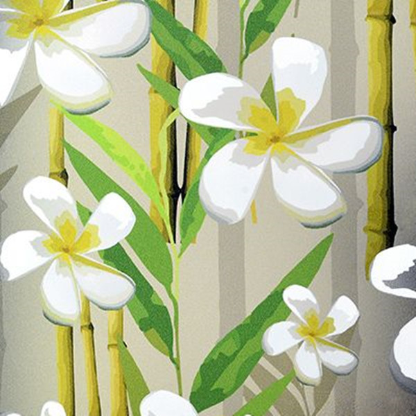 বাঁশ ফুলের মুদ্রিত আলংকারিক উইন্ডো গ্লাস ফিল্ম গোপনীয়তা সুরক্ষা SGS
